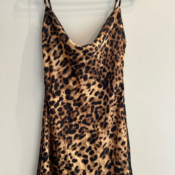Leopard print slip-on dress Size S - Picture 3 of 3